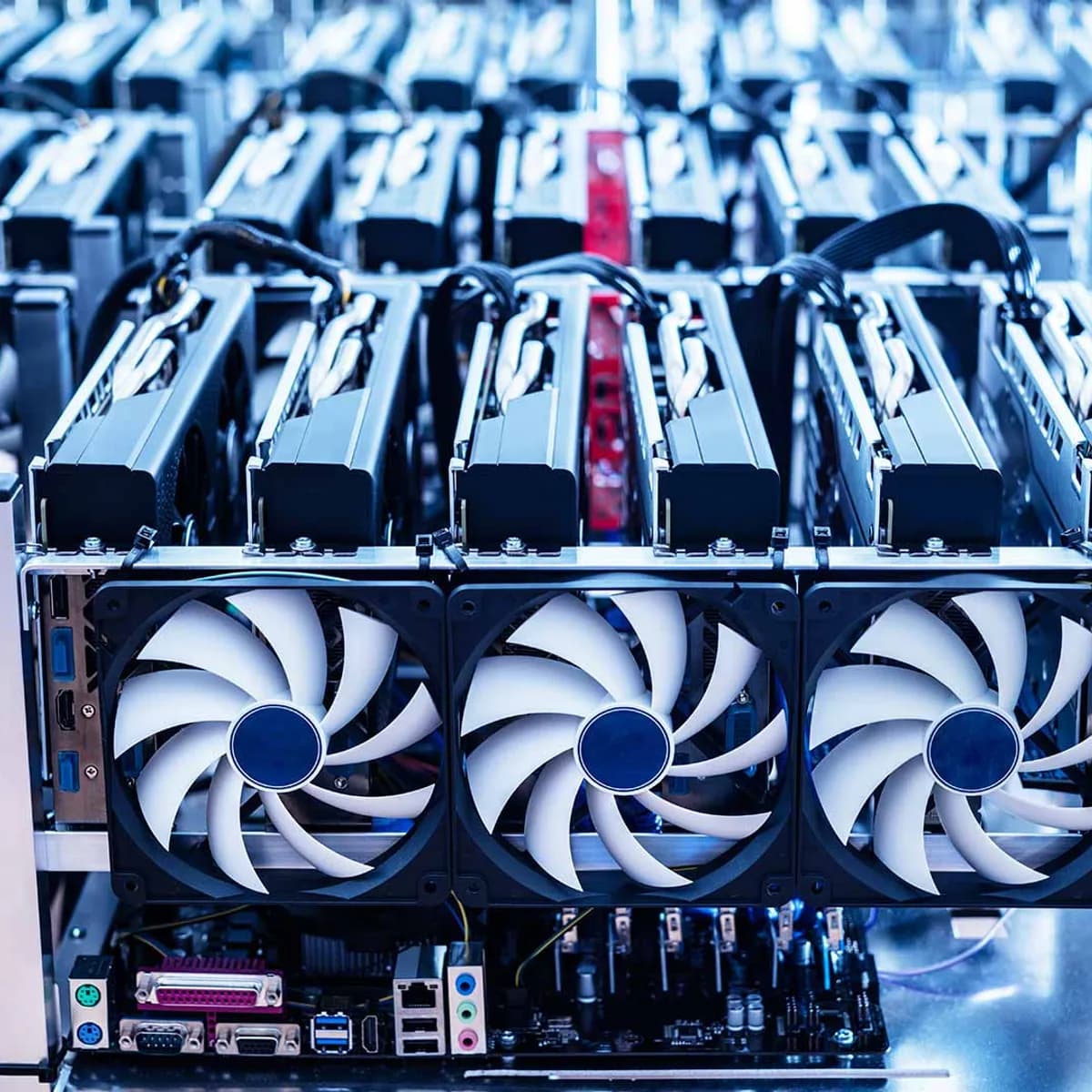 Reserve a frontier GPU cluster item card in the Spend Elon Musk Money simulator